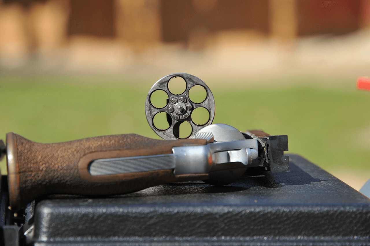 Gun on Table
